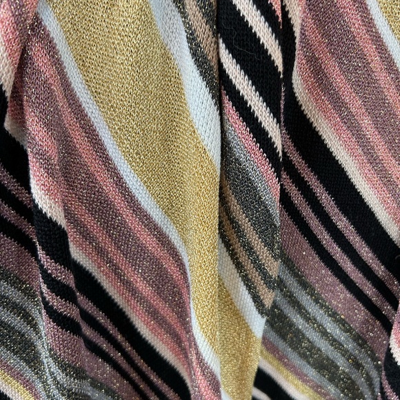 Missoni fine knit striped metallic scarf - Picture 2 of 5